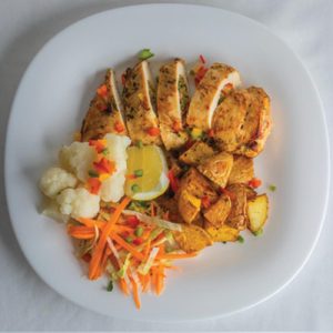 STUFFED GRILLED CHICKEN