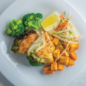 STUFFED GRILLED CHICKEN